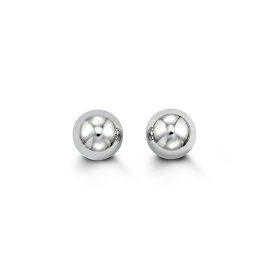 (7mm)WhiteGold Ball Studs