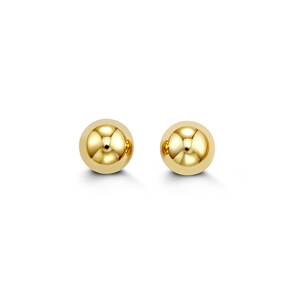 (7mm)YellowGold Ball Studs