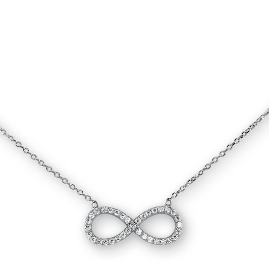 Sterling Silver Infinity Necklace