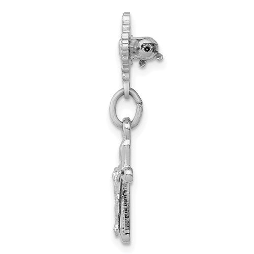 Sterling Silver Crucifix Brooch