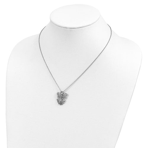 Sterling Silver Heavenly Angel Necklace