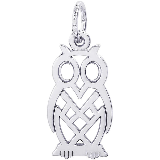 Rembrandt Charms Flat Owl Charm