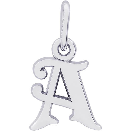 Rembrandt Charms Sterling Silver Initial A Charm