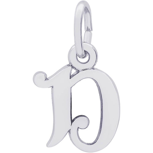Rembrandt Charms Sterling Silver Initial D Charm