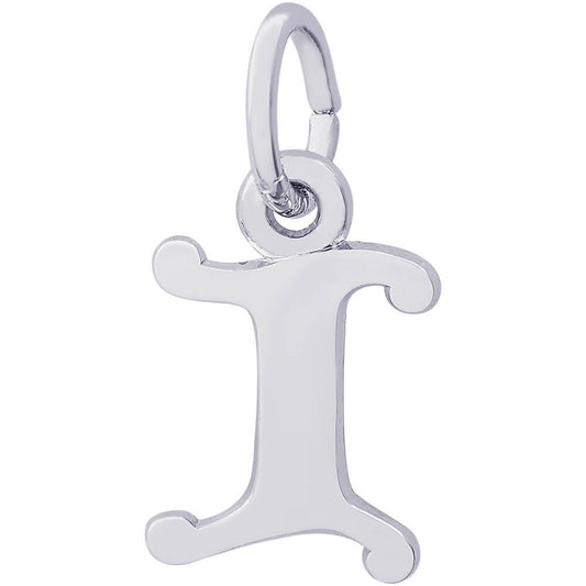 Rembrandt Charms Sterling Silver Initial I Charm