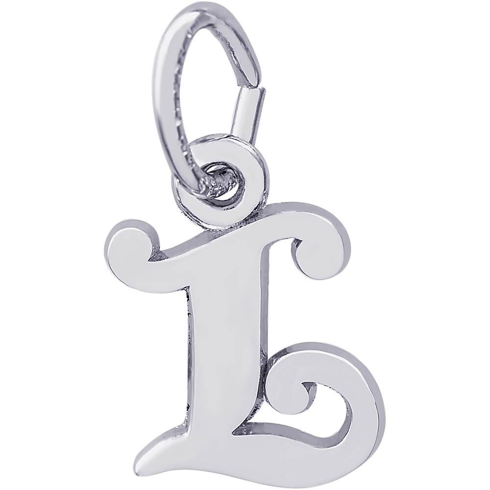 Rembrandt Charms Sterling Silver Initial L Charm