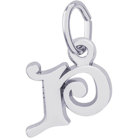 Rembrandt Charms Sterling Silver Initial P Charm