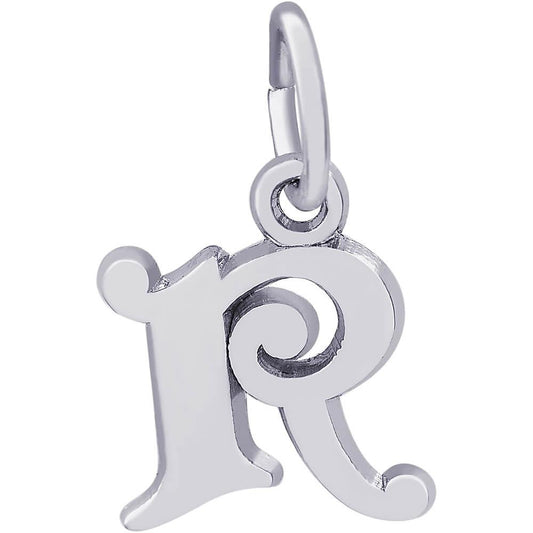 Rembrandt Charms Sterling Silver Initial R Charm