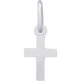 Rembrandt Charms  Plain Small Cross Charm