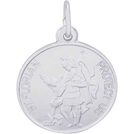 Rembrandt Charms Saint Florian Disc Charm