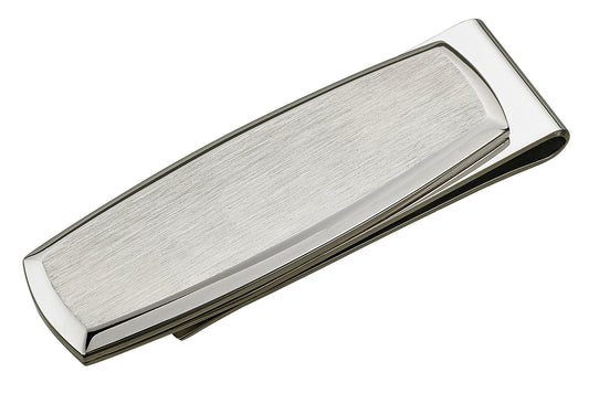 PLAIN STAINLESS STEEL MONEY CLIP