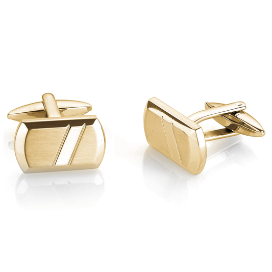 Stainless Steel Goldip Cufflinks