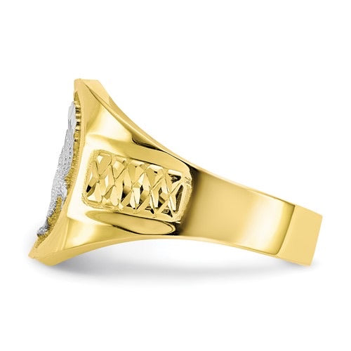 Two Tone Eagle Ring