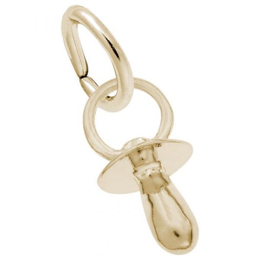 Rembrandt Charms Yellowgold Pacifier Charm
