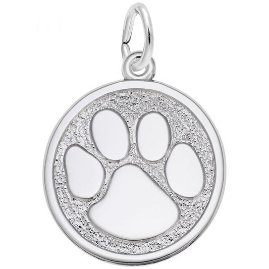 Rembrandt Charms Large Paw Print Charm