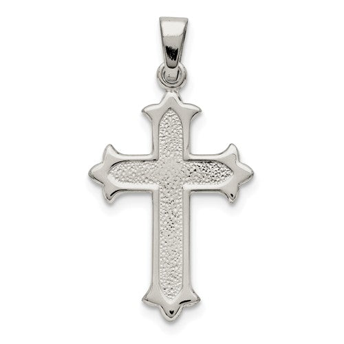 Polish and Hammered Finish Cross