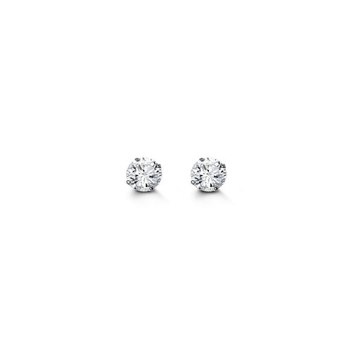 (3.75mm)YellowGold Cz Studs