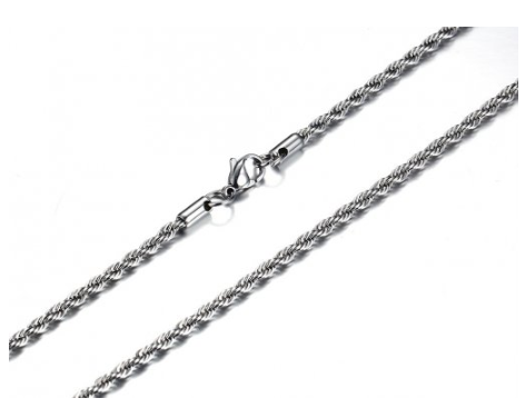 Stainless Steel 3mm Rope Chain