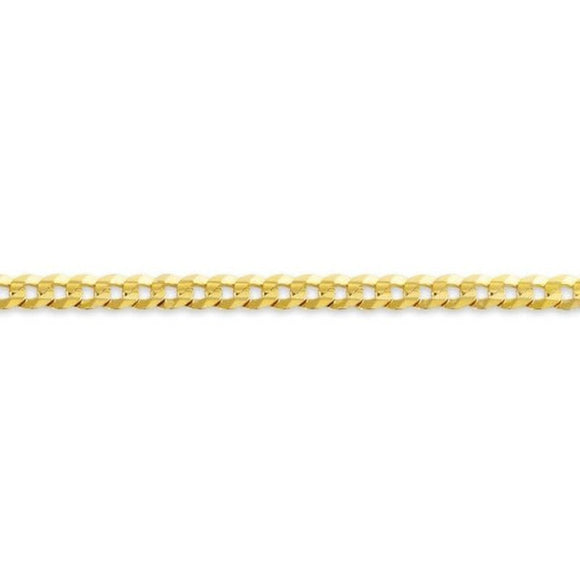 10k Yellowgold Curb Curb Chain(3.0m) 24